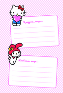 Hello Kitty and Friends. Мой дневник с анкетами и наклейками — фото, картинка — 6