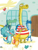 Школа динозавров. Большая книга историй — фото, картинка — 33