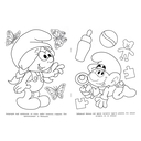 Волшебная деревня. Раскраска — фото, картинка — 3