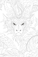 Таинственные драконы. Книжка-раскраска — фото, картинка — 1