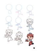 Рисуем 100 персонажей манги. От наброска до рисунка — фото, картинка — 17