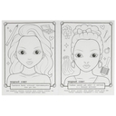 Макияж. Модный показ. Раскраска — фото, картинка — 1