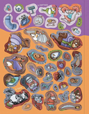 Виммельбух с наклейками. Смешные истории — фото, картинка — 4