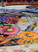 Загадочная природа. Авторские иллюстрации флоры и фауны для раскрашивания — фото, картинка — 3